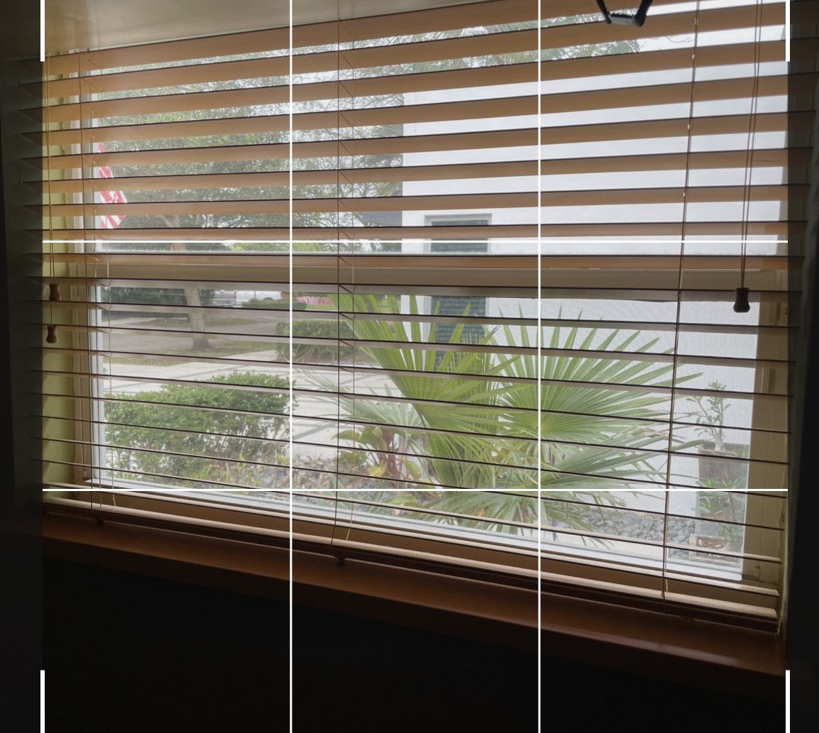 Window Natural Wood Blinds