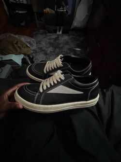 RICK OWENS Vintage low top leather sneakers