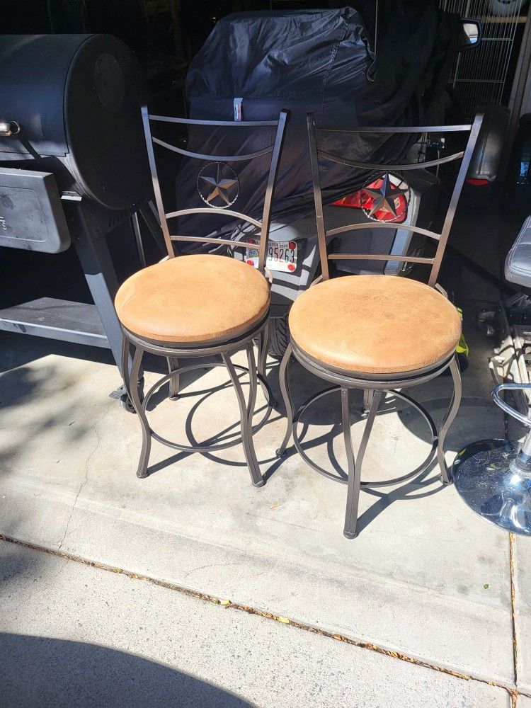 Bar Stoolsgreat Shape 75 For The Pair
