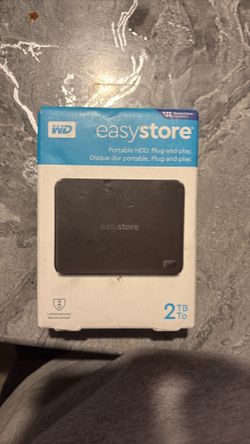 Easystore portable HDD plug and play 2 TB
