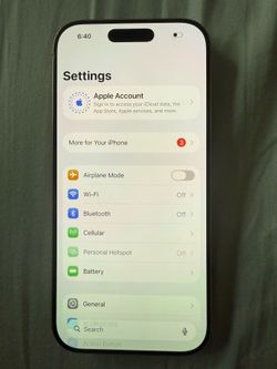 Apple iPhone 16 Pro 256GB Battery 99%