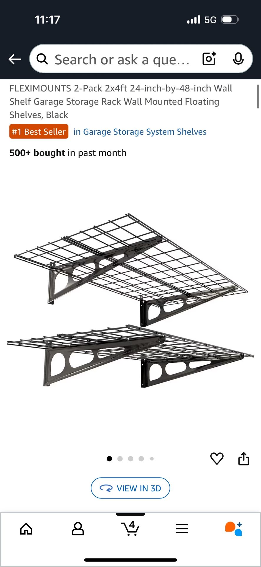 Metal Wall Shelves For Garage