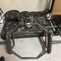 Weights 1 Dollar Per Lb For 1 Inch Weights And 1.50 For Olympic Weights