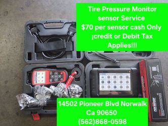 TPMS Service All Car Brands $70 per sensor cash Only