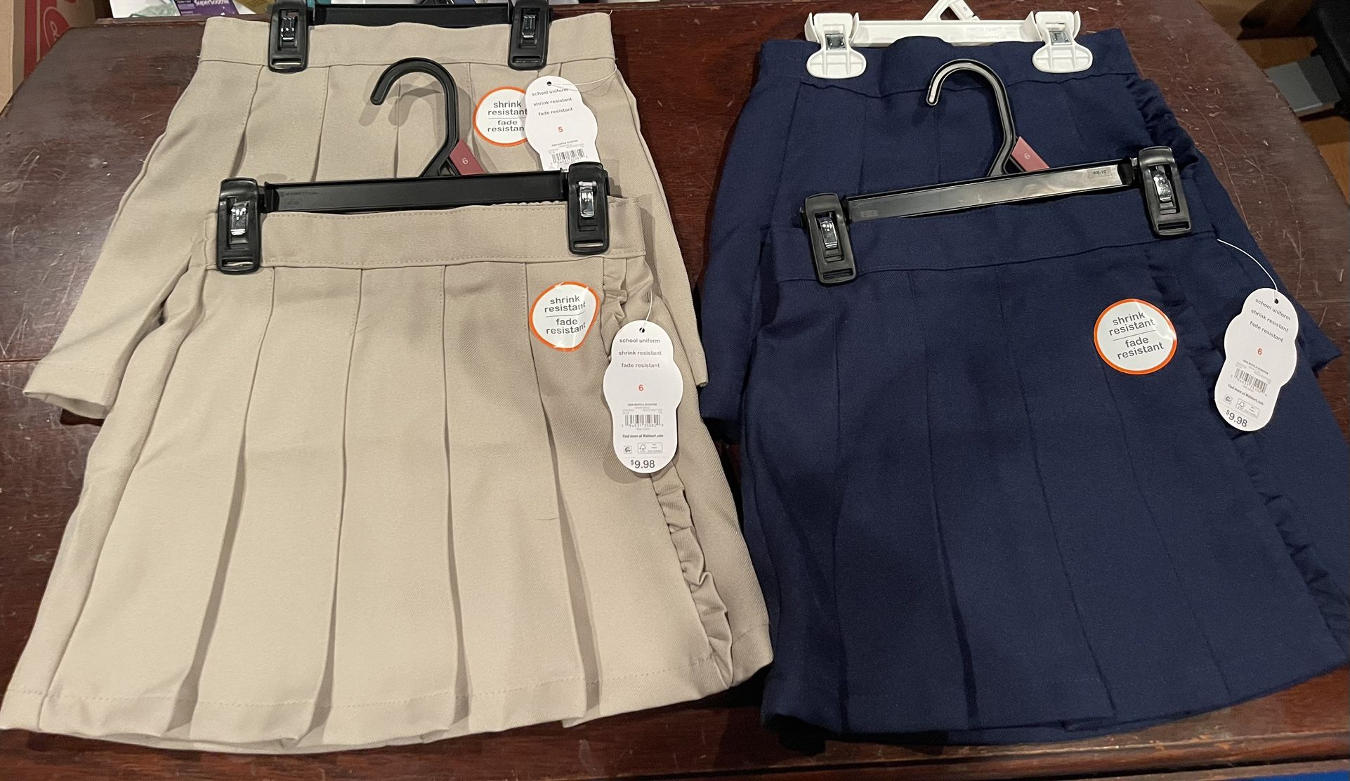 Girls Uniform Skirts With The Shorts Built In
