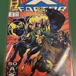 🗝️ 1991 X Factor 71 Comic Book 