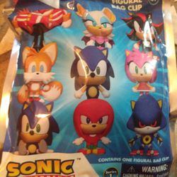 Brand New Sonic The The Hedgehog Supersonic Series 1 Bag Clip $8 Each