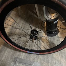 Velocity Pair B43 / Single Deep V Wheels Free Tires