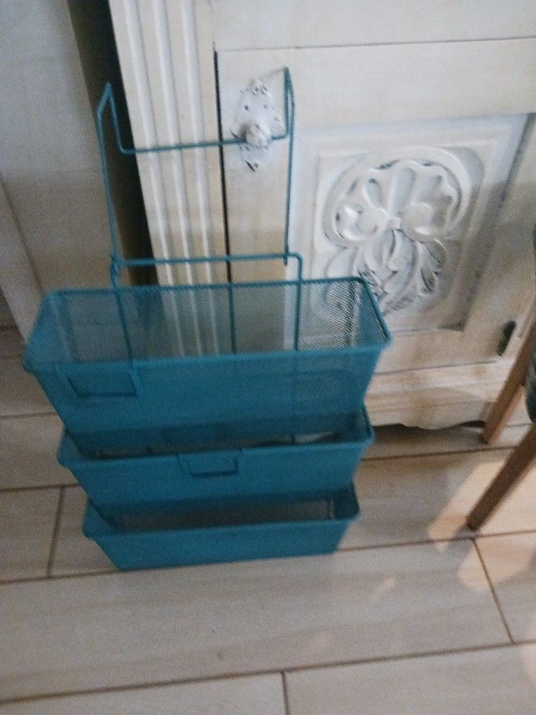 Door Mail Holder Hanger 12.00 ( Turquoise)