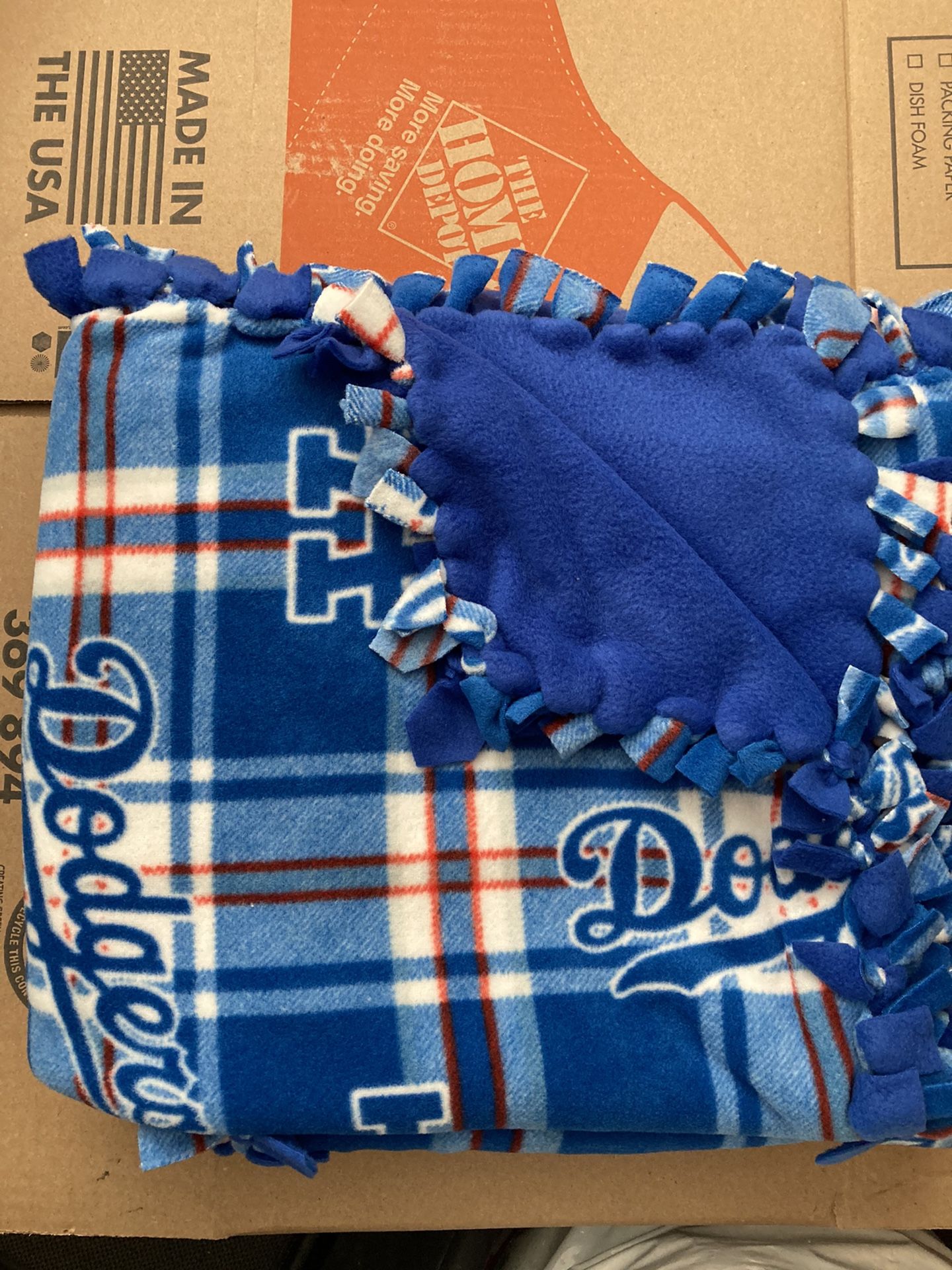 Fleece throw blankets 60” x 52”