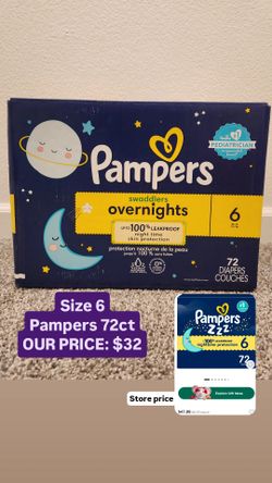 Pampers 72ct 