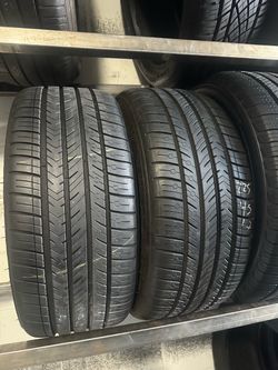 PAIR OF TIRE 225 45 17 Michelin 85% LIFE