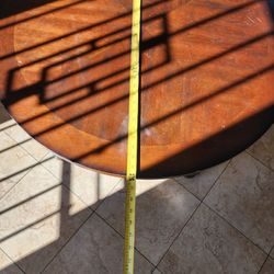 Oak Wood Antique Round Table 3"