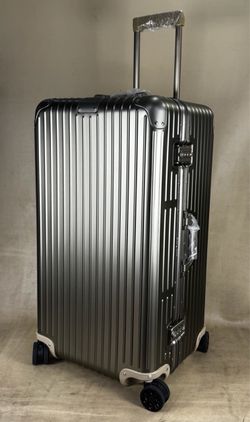Rimowa inspired 31” titanium aluminum sport plus trunk