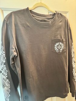Chrome hearts long sleeve grey size large