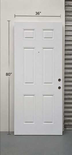 6 panel exterior doors
