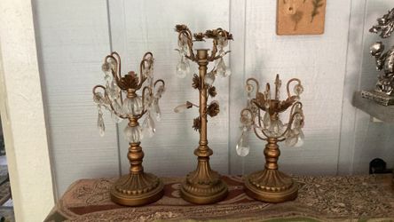 Candle candelabra centerpieces
