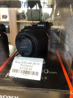 Sony A7IV w/28-70mm lens PREOWNED