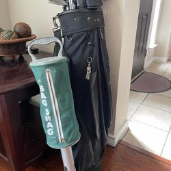 2 Golf Club Sets + 1 Bag + 1 Bag Shag Ball Picker