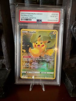 Pikachu GG30/GG70 Sword Shield Crown Zenith Pokemon PSA 10 Gem Mint