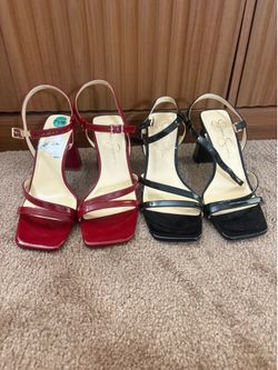 Red and Black Heels