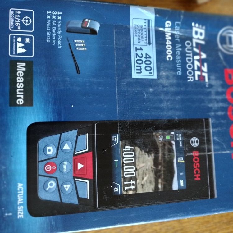 Bosch Blaze Outdoor Laser Measure GLM400C for Sale in Tacoma WA