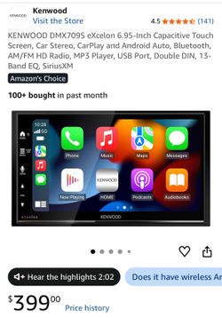 Kenwood double din Excelon