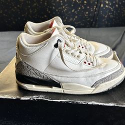 Jordan 3 White Cement 