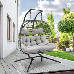 Double egg chair