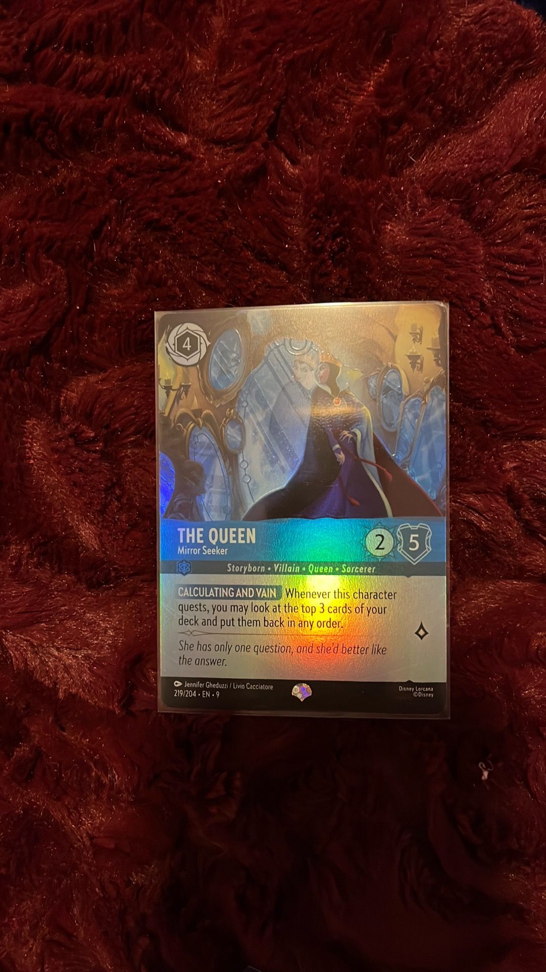 The queen-mirror seeker epic