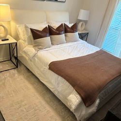 New Bed Frame- Beige Color 