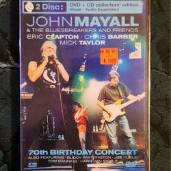 John Mayall & the Bluesbreakers - 70th Birthday Concert DVD & CD Collector's NEW