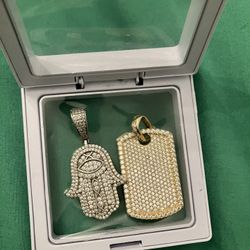 Moisanite Chains Pendants For $50