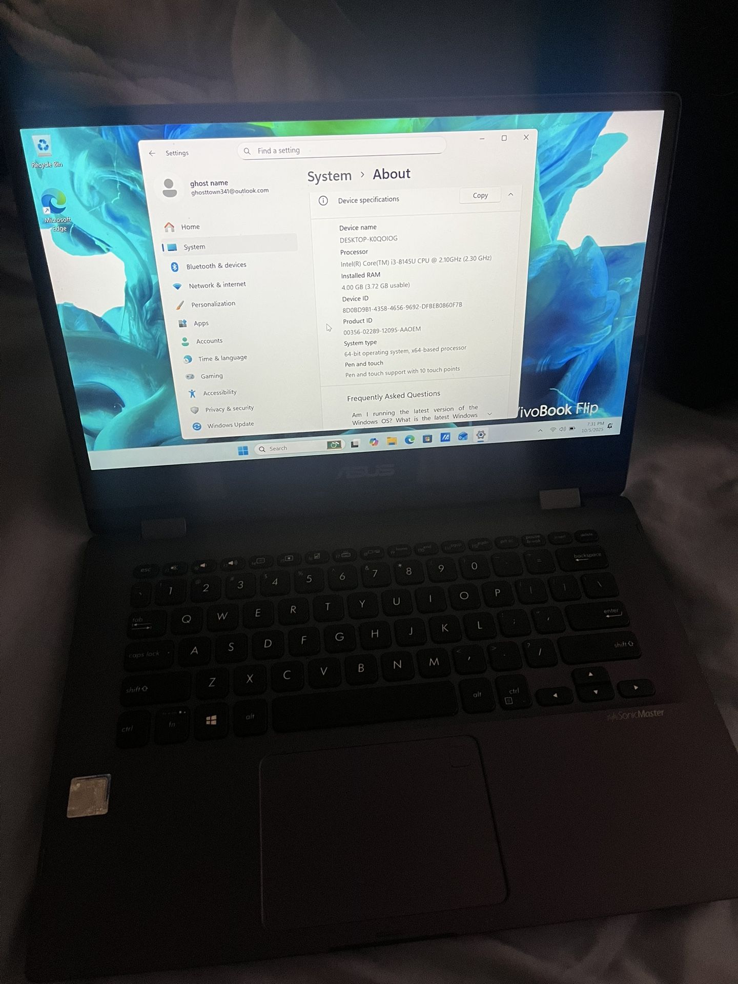 asus touchscreen windows 11 laptop