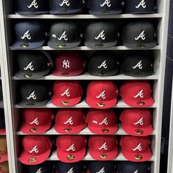 Atlanta Braves Fitted Hats 🧢 $50 Each Authentic New Era 