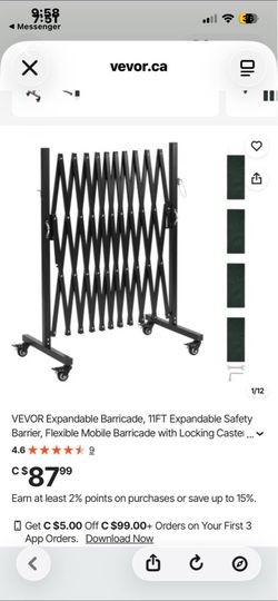 Expandable Metal Barricade