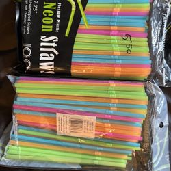 Straws / Colors/ Neon/ Unwrapped 