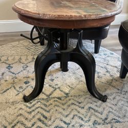 Custom Built End Table -steampunk