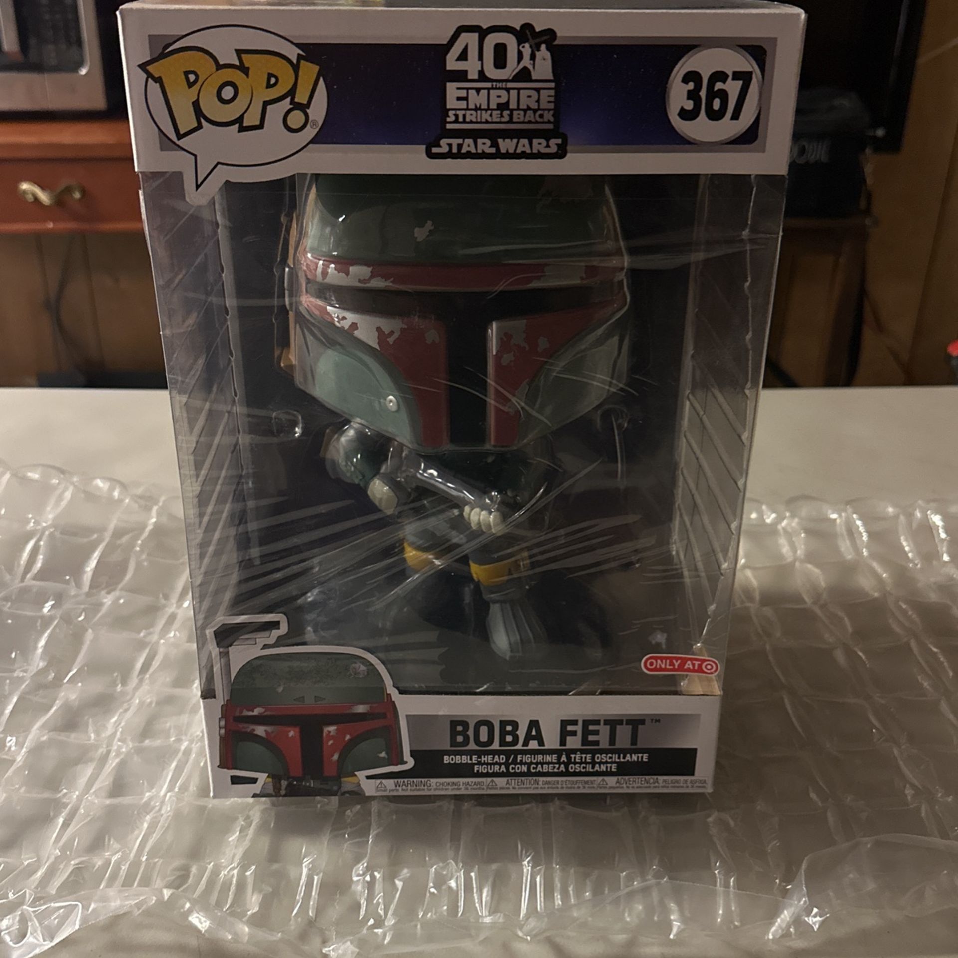 Star Wars Funko Boba Fett #367 Jumbo 10” Target 40th Anniversary