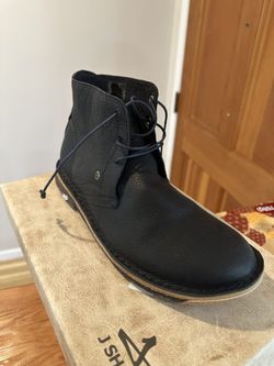 Men’s Desert Boots Black Size 10.5 New
