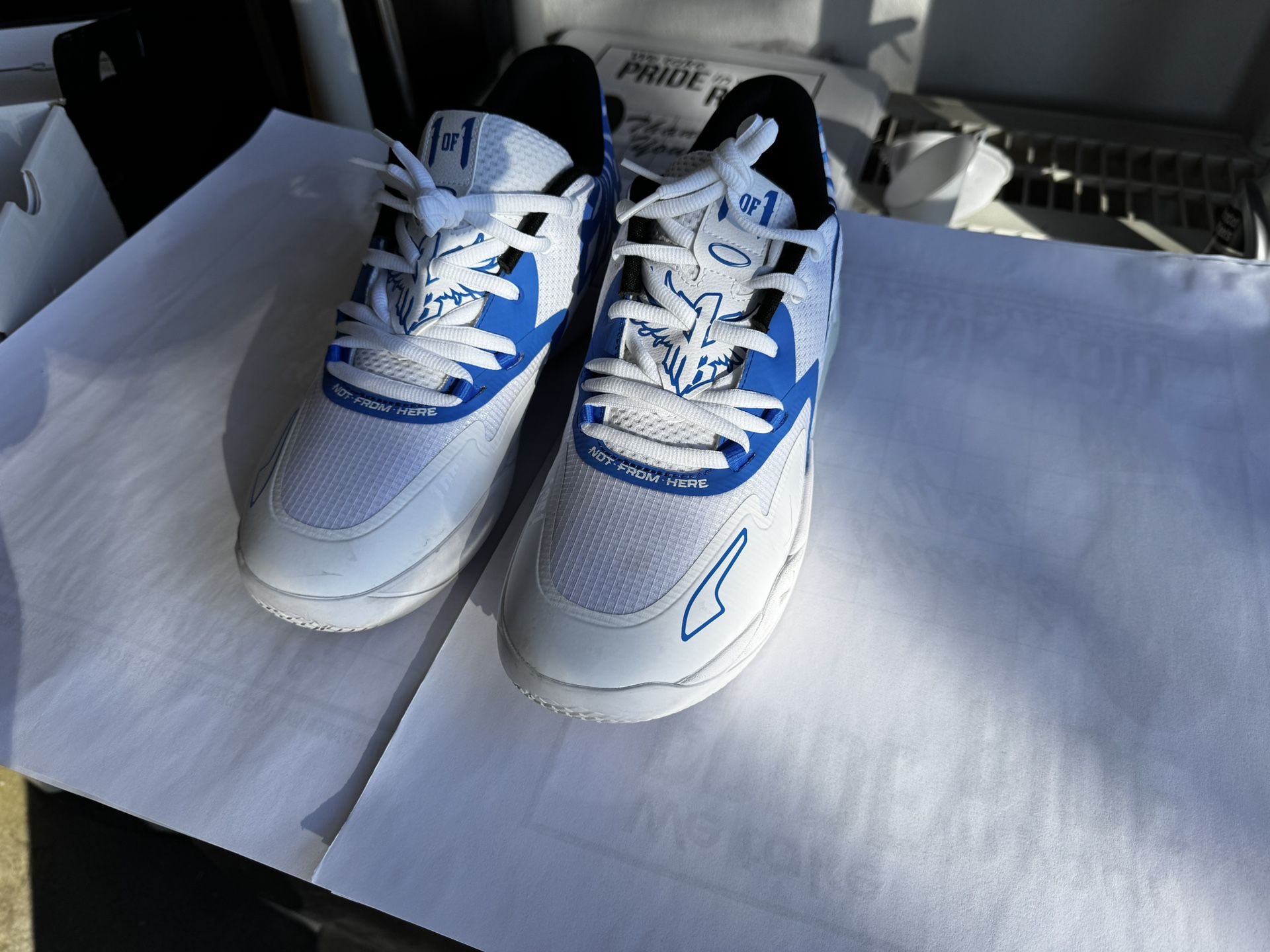 Puma MB.01 Low “Team Color Blue” White Blue 376941-11 (Men Size 13)