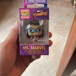 Funko rocket pop  keychain  Ms marvel