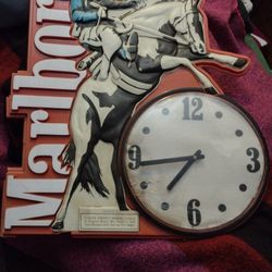 marlboro Vintage clock sign ,23x21