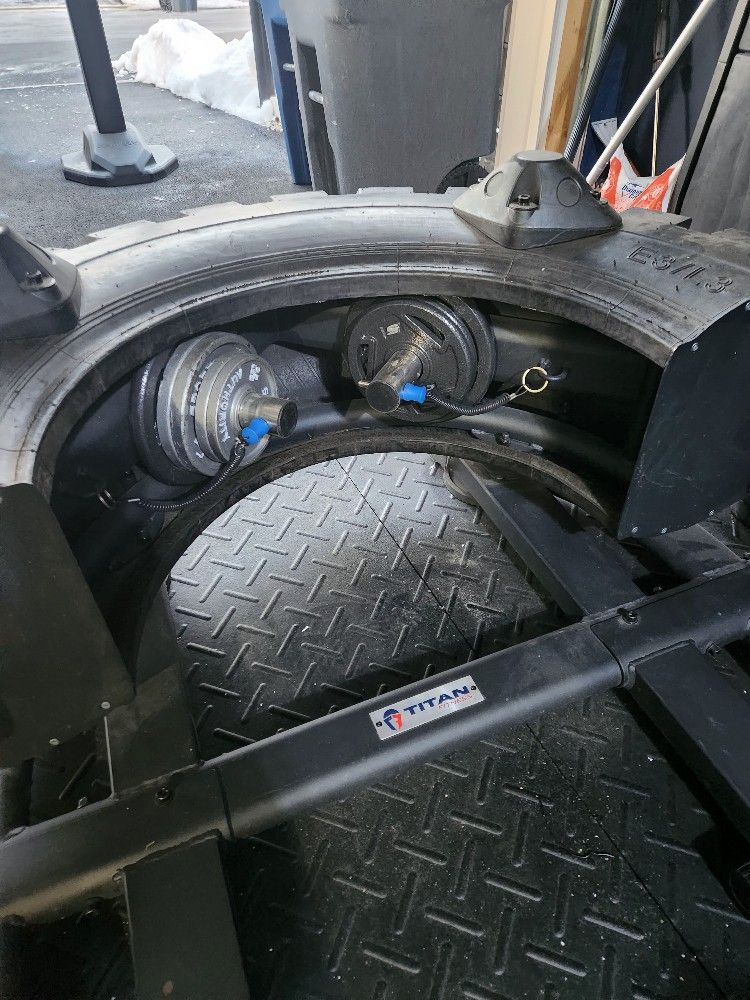 Indoor Tire Flipping Machine (Weights Not Included)