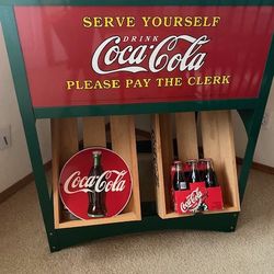 Coca Cola Antique Refrigerator 