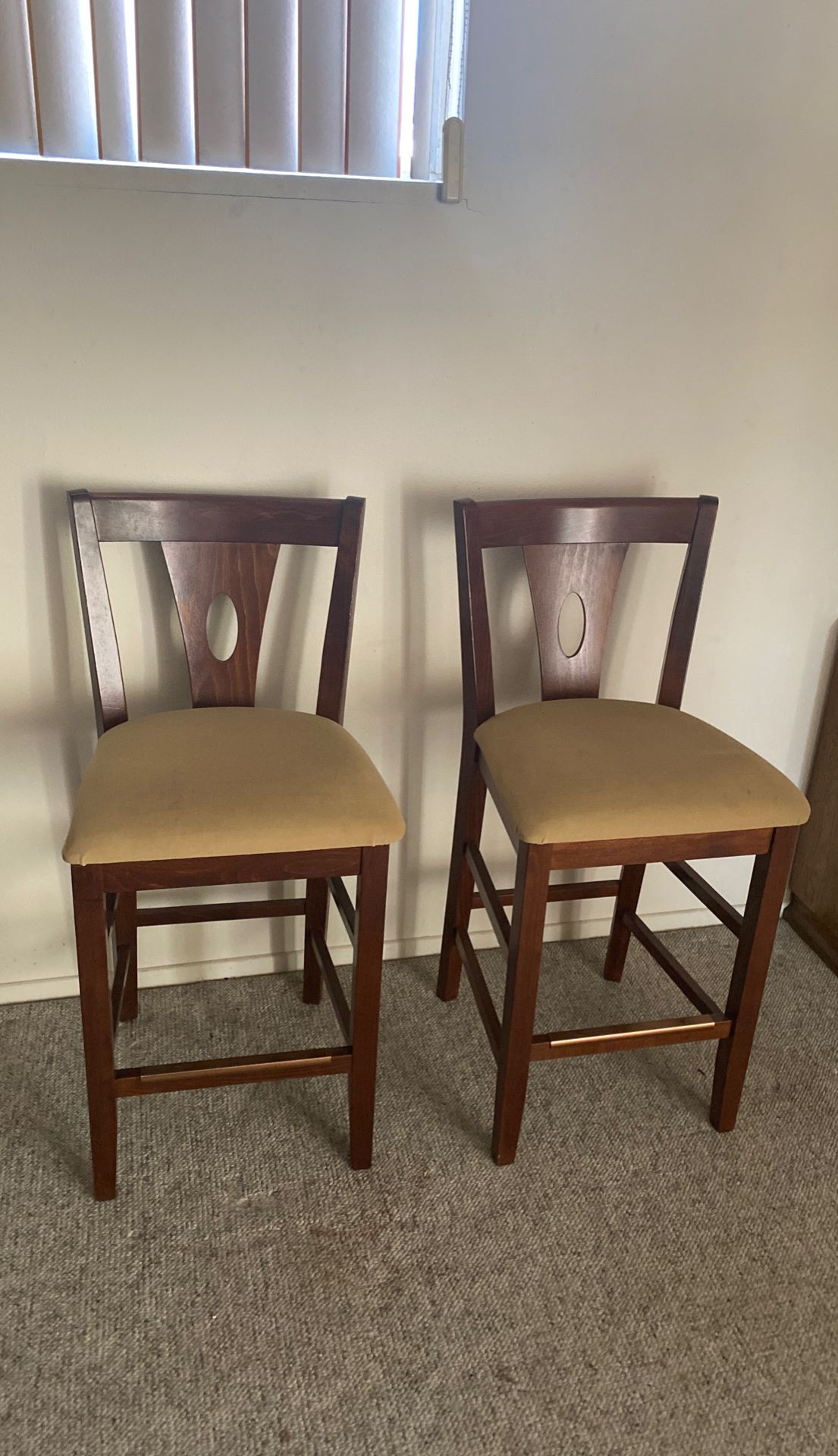 TWO TALL CHAIRS