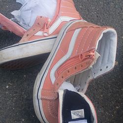 Kids girls pink Vans