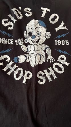 Cartoon Movie Sid's Toy Chop Shop Joke Crewneck Tee Mens size 3x