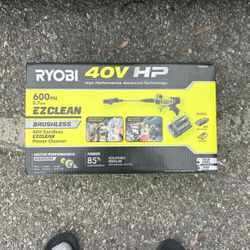 RYOBI 40v 600 PSI EZCLEAN PRESSURE WASHER 