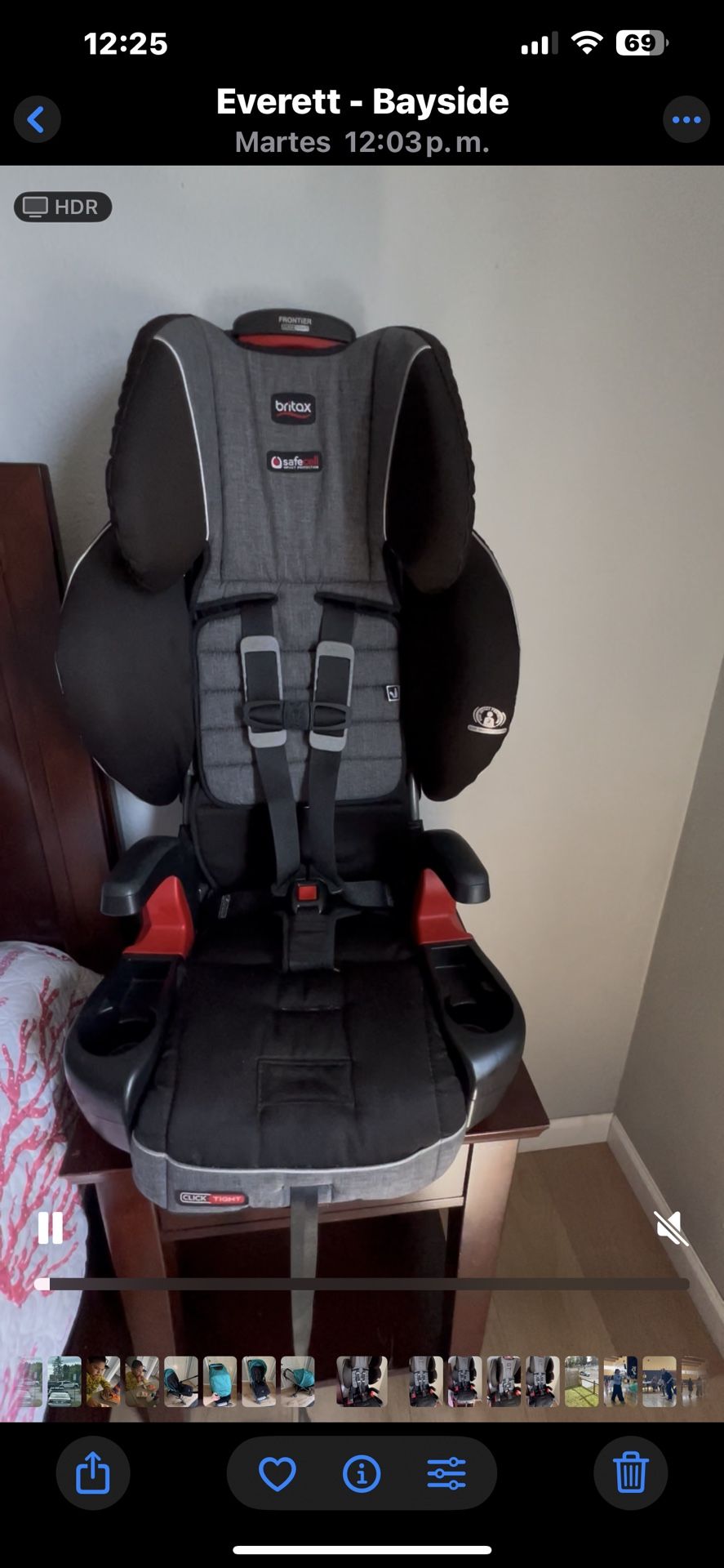 Britas Booster Seat 💺 Excellent Condition Expiration Year Is 06/2029 Smoke And PetsFree Home Seriously Buyers Only Please Check My Other Posts Thanks